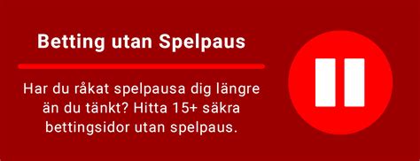 betting utan spelpaus.